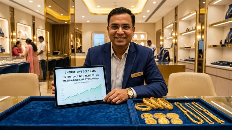 Which Gold Shop Pays Live Gold Rate in Chennai?