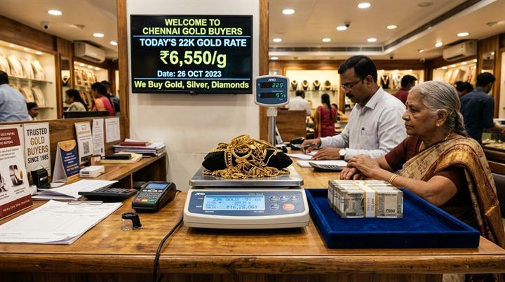 Todayâ€™s Market Price of Gold in Chennai: What Every Seller Should Know Before Selling